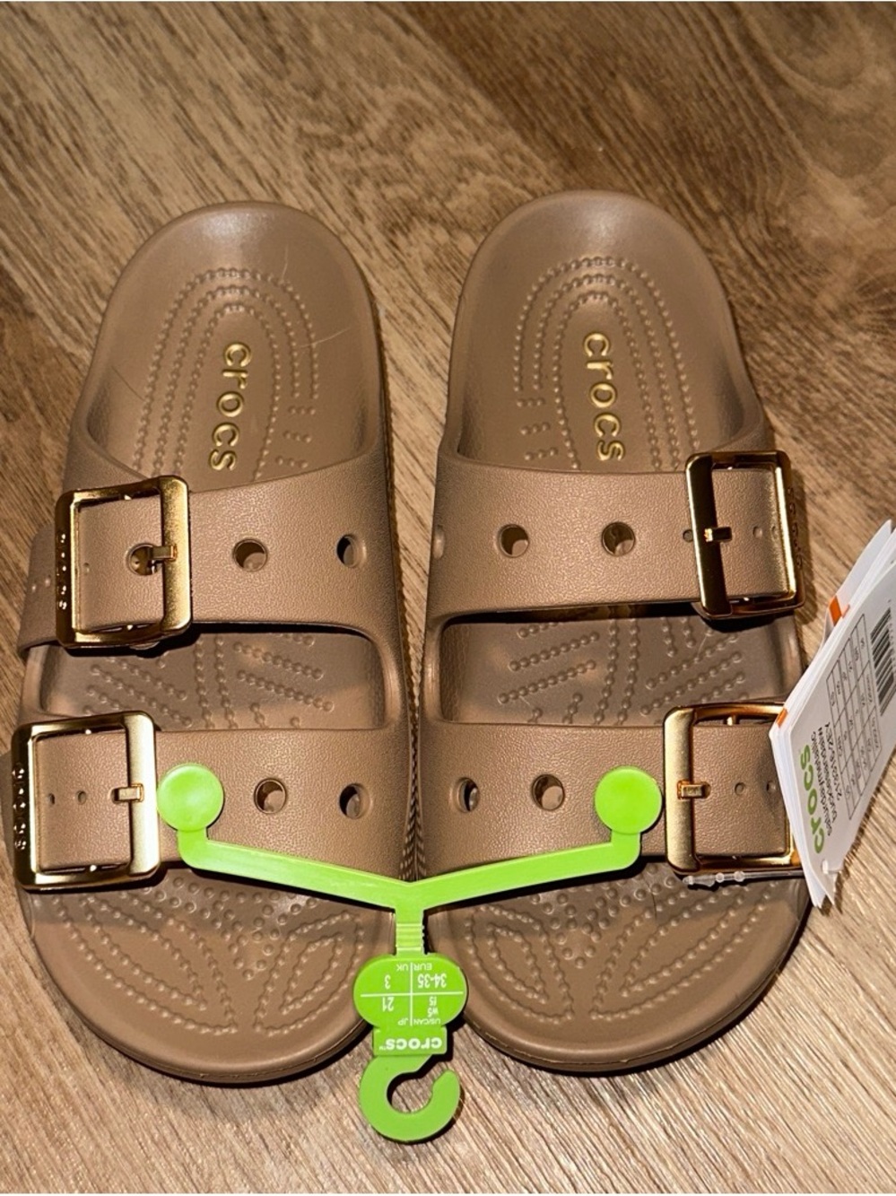 Crocs Buckle Slide Sandals